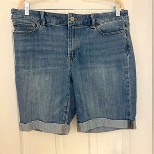 Talbots Girlfriend Denim Jean Short Size 12